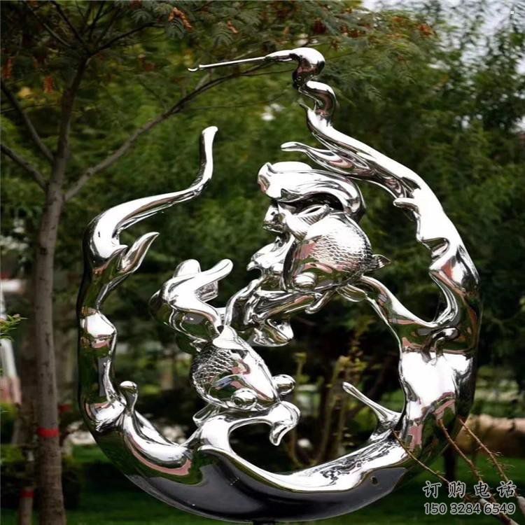 燈光水花雕塑