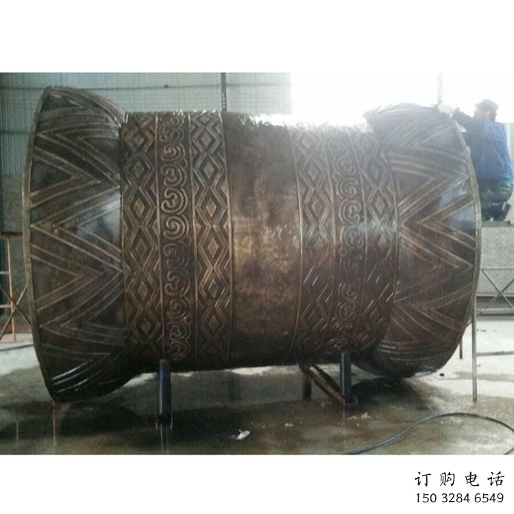 銅鼓雕塑批發，廣場系列，商場銅鼓雕塑供需