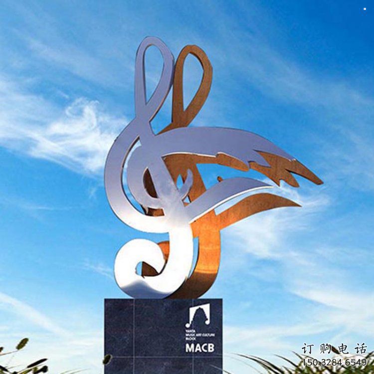 提琴雕塑觀賞型，小區(qū)雕塑，不銹鋼提琴雕塑優(yōu)價(jià)