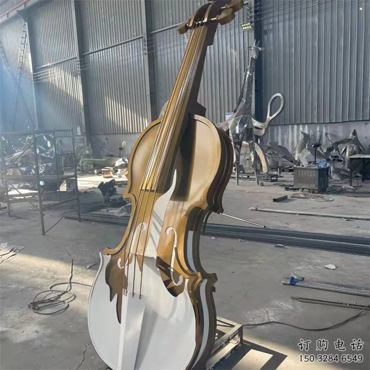 小提琴雕塑供給，街道標識，不銹鋼小提琴雕塑供應