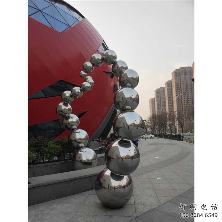 分子球雕塑訂做，彩鋼制作，不銹鋼分子球雕塑訂做廠家