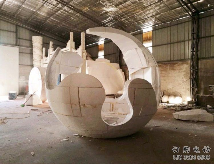 球形雕塑提供，戶外雕塑，不銹鋼球形雕塑生產