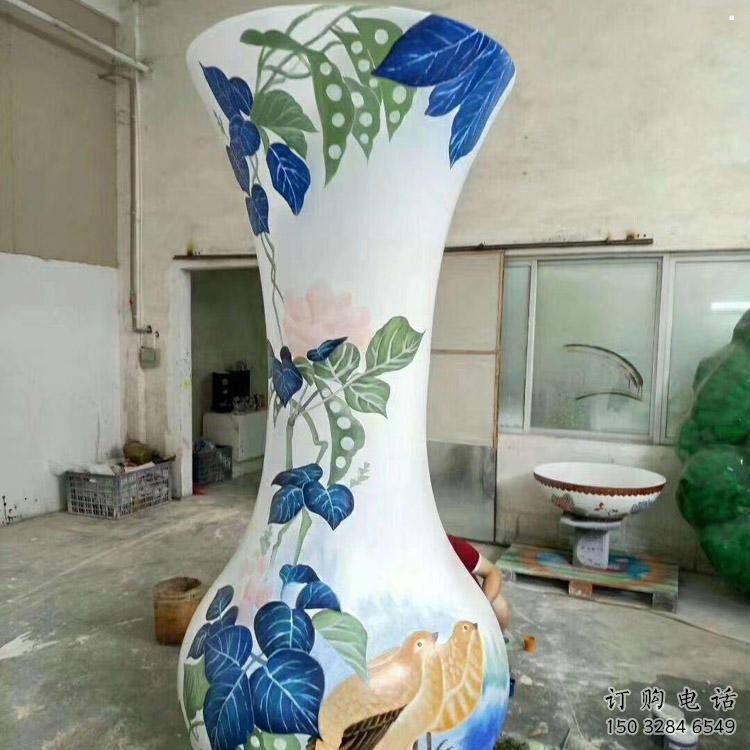 花瓶雕塑生產，透雕系列，玻璃鋼花瓶雕塑生產商