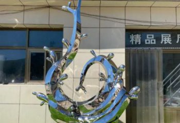 景觀浪花雕塑