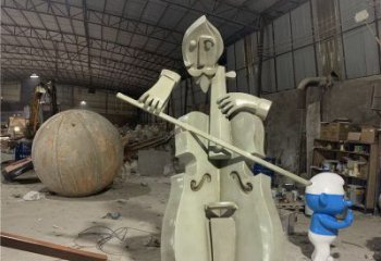 提琴雕塑制造，廣場雕塑，制造不銹鋼提琴雕塑