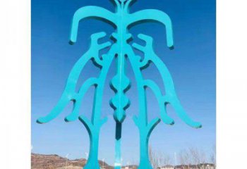 街頭漢字雕塑