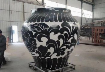花瓶雕塑制造商，城市雕塑，玻璃鋼花瓶雕塑觀賞型