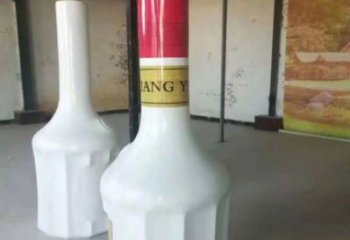 彩繪瓶子雕塑