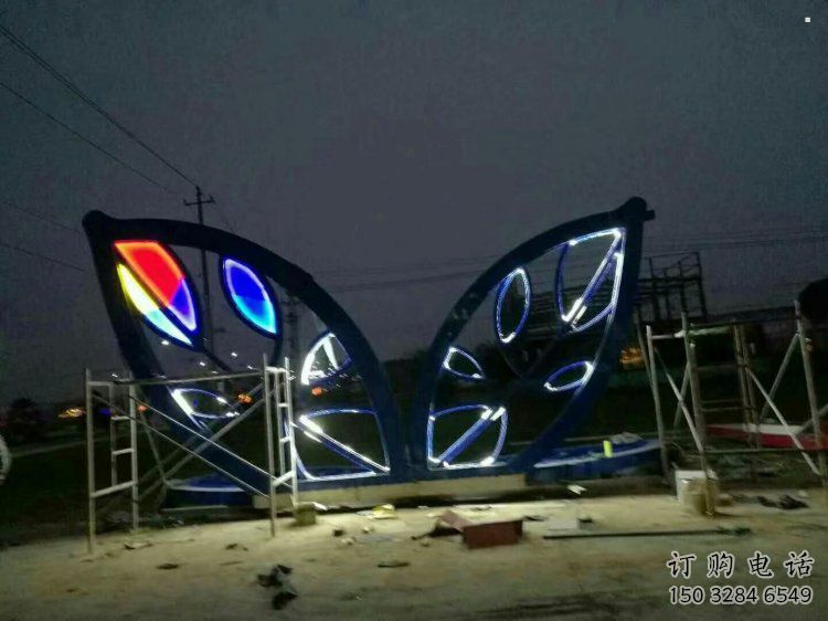 燈光樹葉雕塑廠家，中式工藝，燈光樹葉雕塑精選
