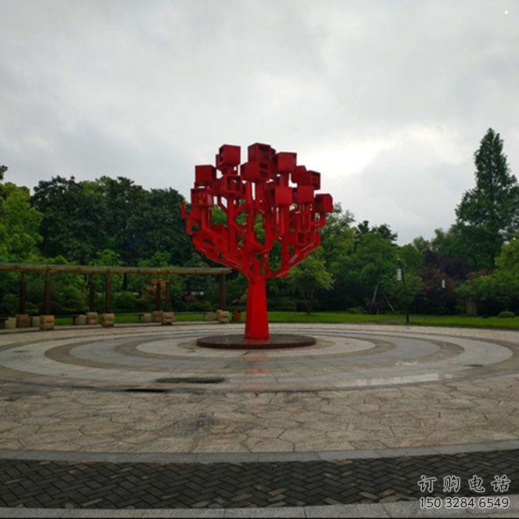 街道雪花雕塑