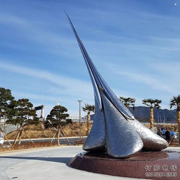 房地產景觀雕塑，仿古水滴雕塑，噴砂制造