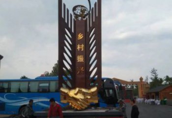 握手雕塑訂做，地標建筑，不銹鋼握手雕塑廠家提供
