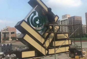 小區書籍雕塑，拉絲景觀雕塑，抽象效果