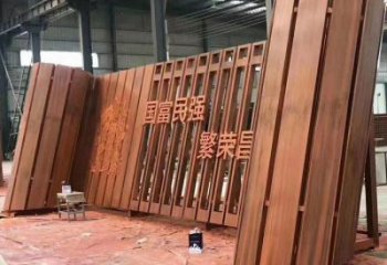 鍛造竹簡雕塑