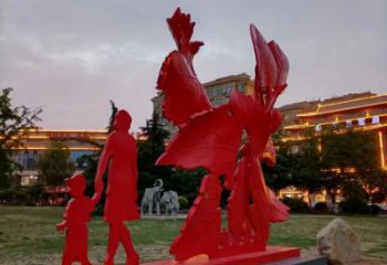 景觀楓葉雕塑廠家，烤漆工藝，烤漆楓葉雕塑承接