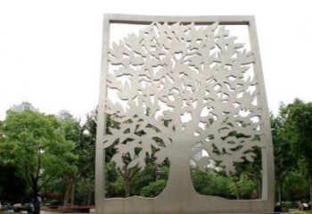 鏤空樹(shù)雕塑優(yōu)選，城市裝飾，鏤空剪紙樹(shù)雕塑廠