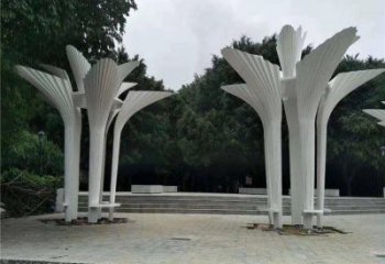 傘樹雕塑精選，街道標識，景觀鏤空傘樹雕塑指用