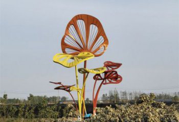芭蕉葉雕塑制造商，小區(qū)擺件，不銹鋼芭蕉葉雕塑提供