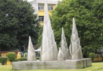 竹筍雕塑承接，景觀雕塑，不銹鋼竹筍雕塑廠家優價