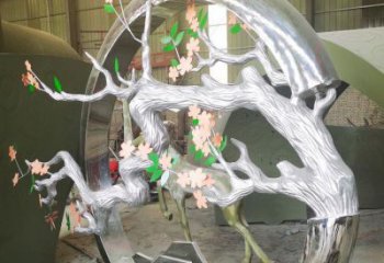 梅花樹雕塑提供，街頭雕塑，不銹鋼梅花樹雕塑優(yōu)價(jià)