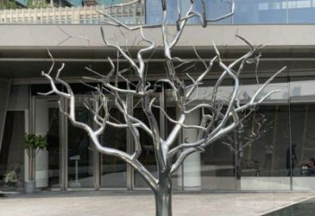 樹干雕塑供給，歐式風格，不銹鋼樹干雕塑廠家