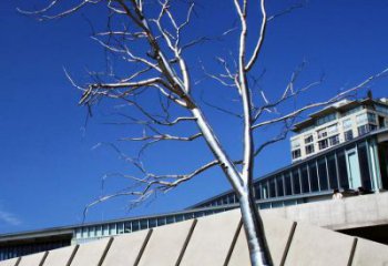 樹干雕塑定做，公園小品，不銹鋼樹干雕塑點擊
