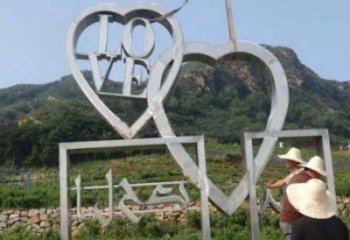 現代love雕塑承接，歐式風格，廣場不銹鋼love雕塑精選