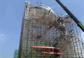 景觀祥云雕塑生產，景區案例，不銹鋼祥云雕塑優選