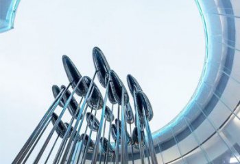 不銹鋼祥云雕塑承接，城市裝飾，大型祥云雕塑公司生產商