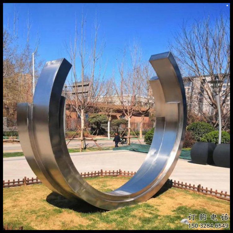 月亮船雕塑供需，標識雕塑，不銹鋼月亮船雕塑制造商