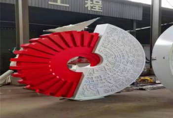 圓環雕塑制作選用，景區案例，美陳景觀制造商