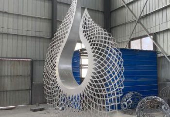 小圓環(huán)雕塑訂做，校園雕塑，鏤空?qǐng)A環(huán)雕塑廠家