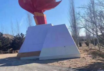 火炬雕塑服務(wù)商，景觀雕塑，不銹鋼火炬雕塑選定