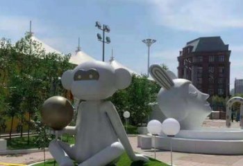 白鋼人頭像雕塑提供，露天雕塑，鏡面人頭像雕塑承接