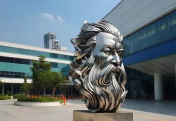 白鋼西方人雕塑提供，歐式藝術，中式鏡面人頭像雕塑通用