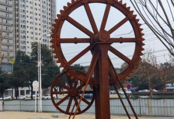 美陳水車雕塑