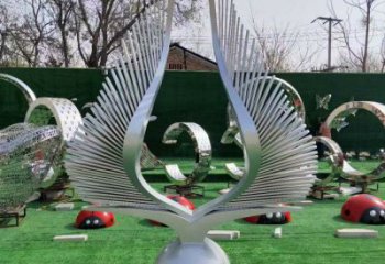 園林鳳尾雕塑
