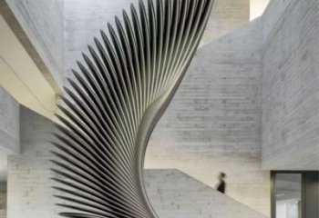 現代鳥翅雕塑承接，歐式風格，不銹鋼鳥翅雕塑精選