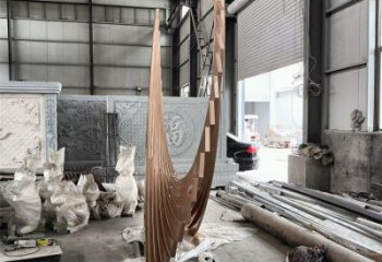 鋼鑄羽翼雕塑定價，街頭雕塑，烤漆不銹鋼羽翼雕塑定價