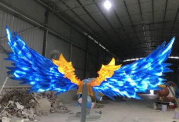 金屬羽翼雕塑制作承接，陸地?cái)[件，不銹鋼羽翼雕塑制造商