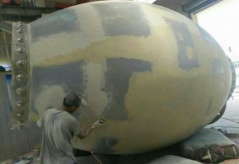 抽象鑼鼓雕塑制造，校園雕塑，不銹鋼鑼鼓雕塑展品