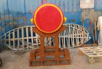 鑼鼓雕塑定制，小區(qū)雕塑，建筑不銹鋼鑼鼓雕塑提供