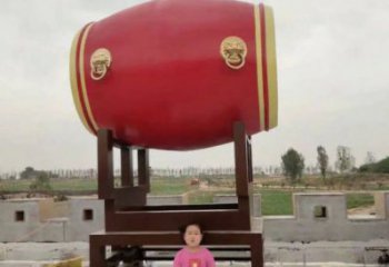 鑼鼓雕塑優(yōu)價，鋼管組合，不銹鋼鑼鼓雕塑制作