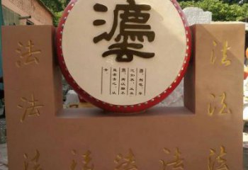 鐵缸雕塑承接，校園雕塑，鐵鼓雕塑定制供應