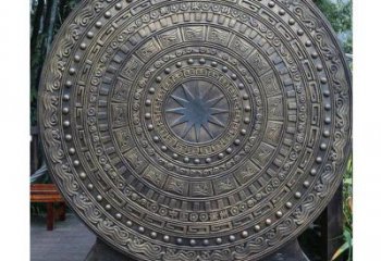 銅鼓雕塑選用，多彩藝術，鏤空銅鼓雕塑展品