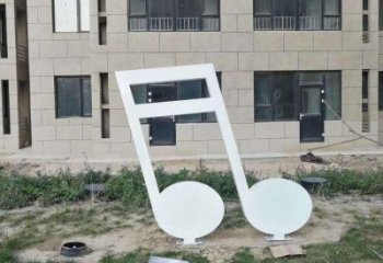 鏡面樂譜雕塑