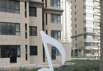 音樂符號雕塑定做，廣場雕塑，室外音樂符號雕塑提供
