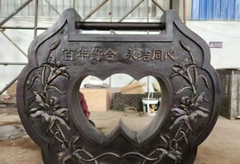 鋼鑄鎖子雕塑定價(jià)，街頭雕塑，烤漆玻璃鋼鎖子雕塑定價(jià)