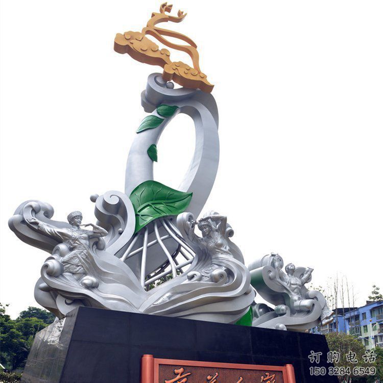 崇左蘭花雕塑承接，城市裝飾，大型蘭花花朵雕塑公司
