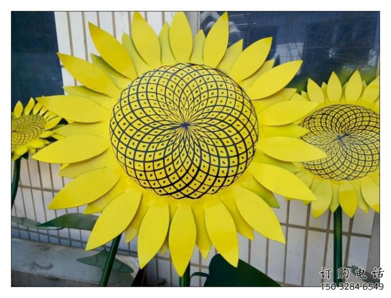 賀州抽象花籃雕塑展品，小區雕塑，葵花花籃雕塑工程制作精選